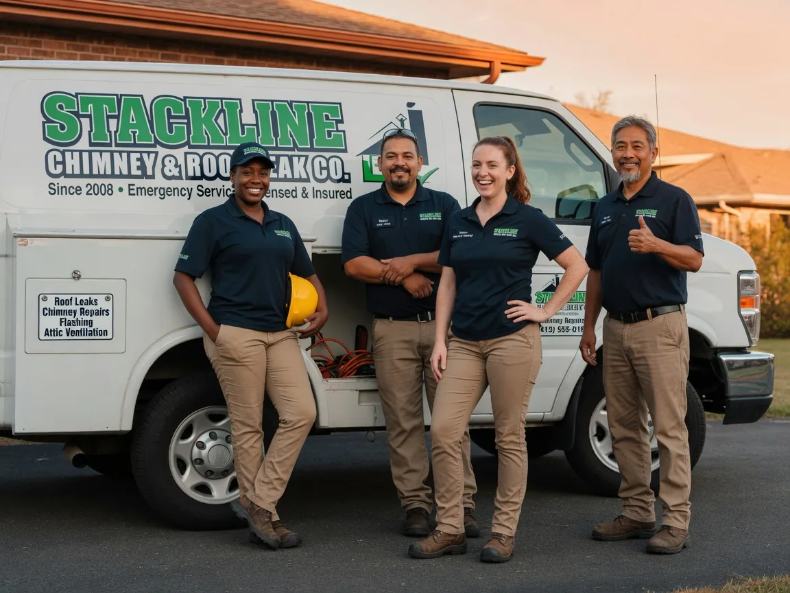 Chimney flashing repair company in Leigh, NE